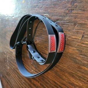 Dixxon rubber collar and leash